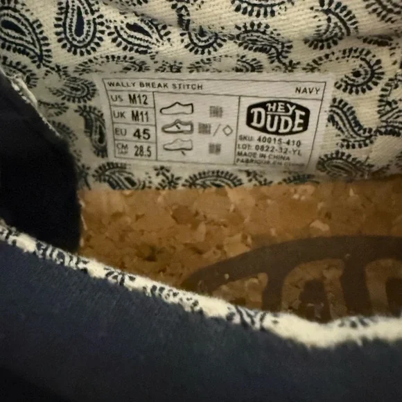 Hey Dude Men's Wally Break Stitch Slip Ons - Picture 10 of 10